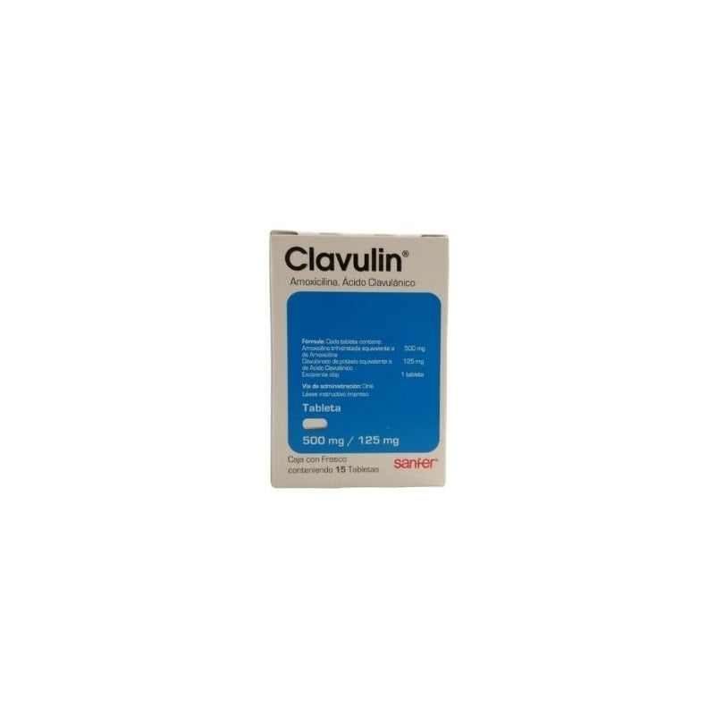 CLAVULIN (AMOXICILLIN, CLAVULANIC ACID) 500MG/125MG 15 TABLETS