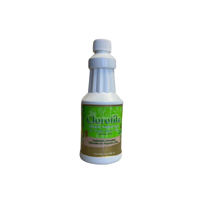 CHLOROPHYLL PURE NATURAL EXTRACT FROM FRESH ALFALFA 500 ML