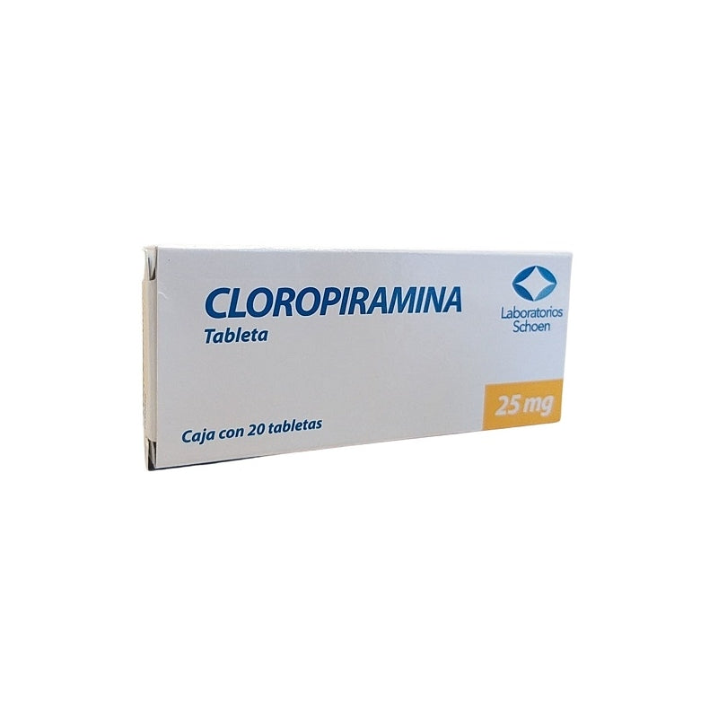 CHLORPYRAMINE (CHLORPYRAMINE) 25 MG 20 TABLETS