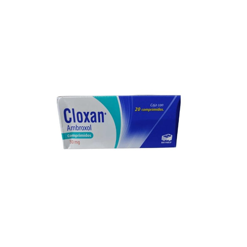 CLOXAN (ambroxol) 20 TABLETS 30MG