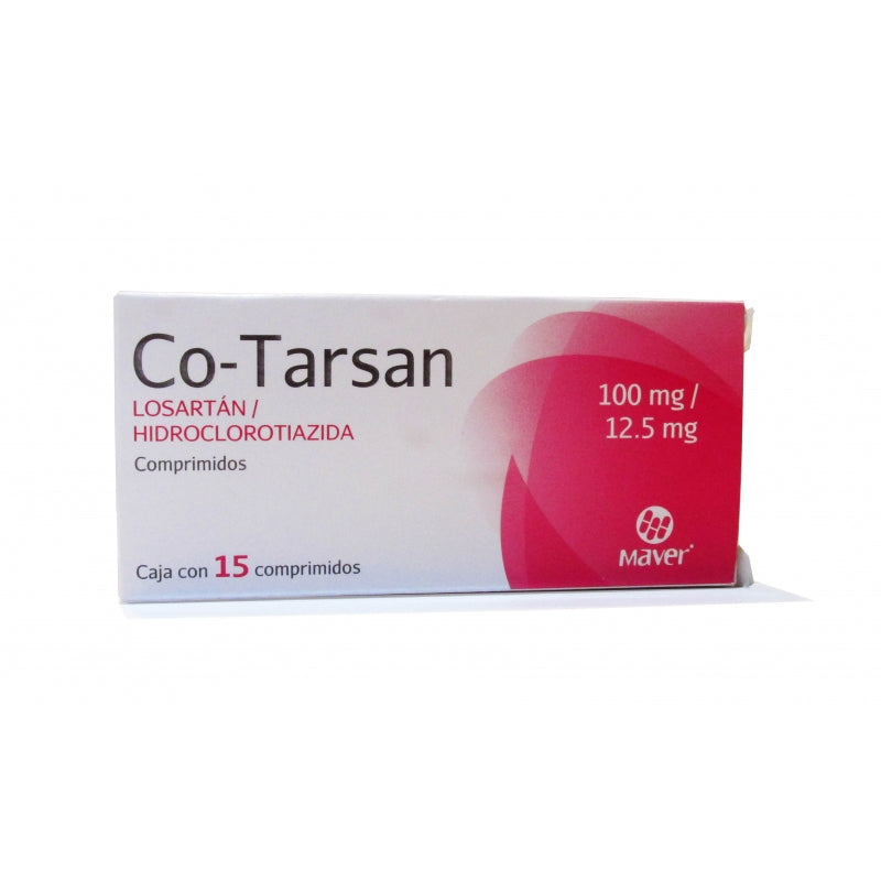 CO-TARSAN (Losartan / Hydrochlorothiazide) 100MG/12.5MG 15TAB