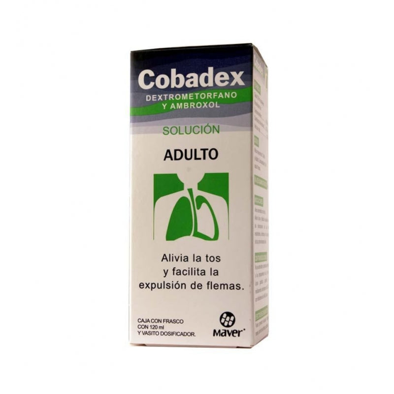 COBADEX SOLUTION Adult 120 ML. 225/225 MG.