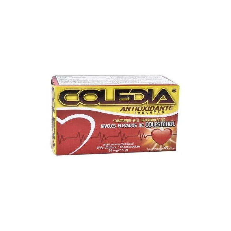 COLEDIA ANTIOXIDANT 45 TABLETS