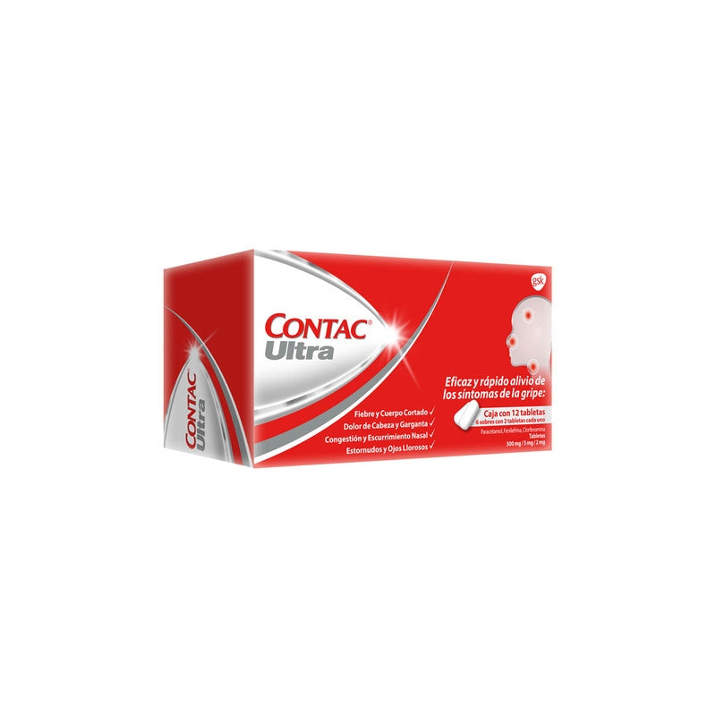 CONTAC ULTRA 12 TABLETS