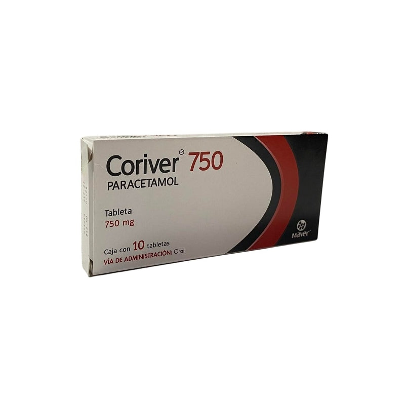 CORIVER (PARACETAMOL) 750MG 10 TAB