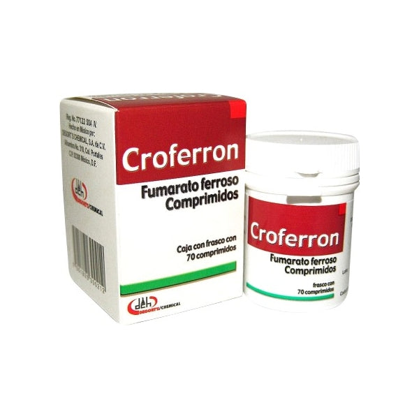 CROFERRON (FERROUS FUMARATE) 200mg 70 TABLETS