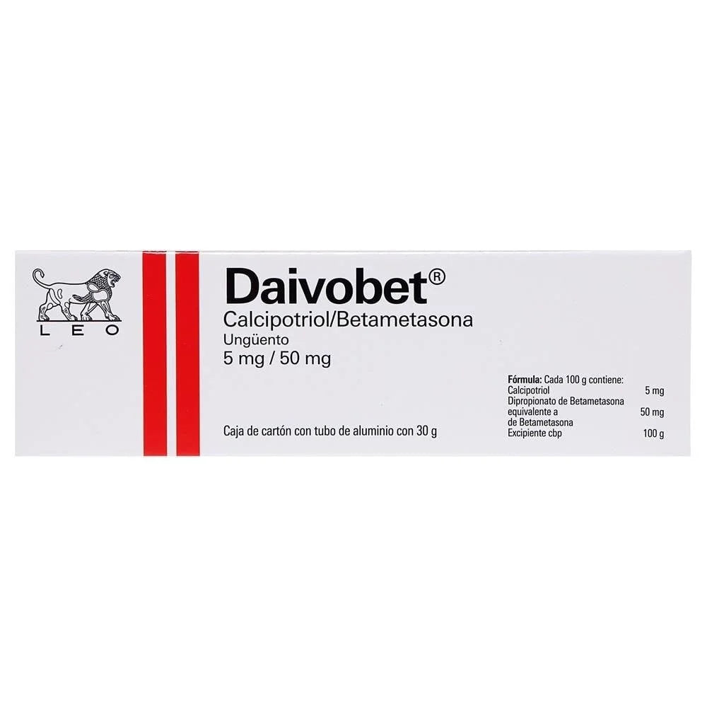 DAIVOBET (CALCIPOTRIOL/BETAMETASONA) 5/50MG 30G CREMA