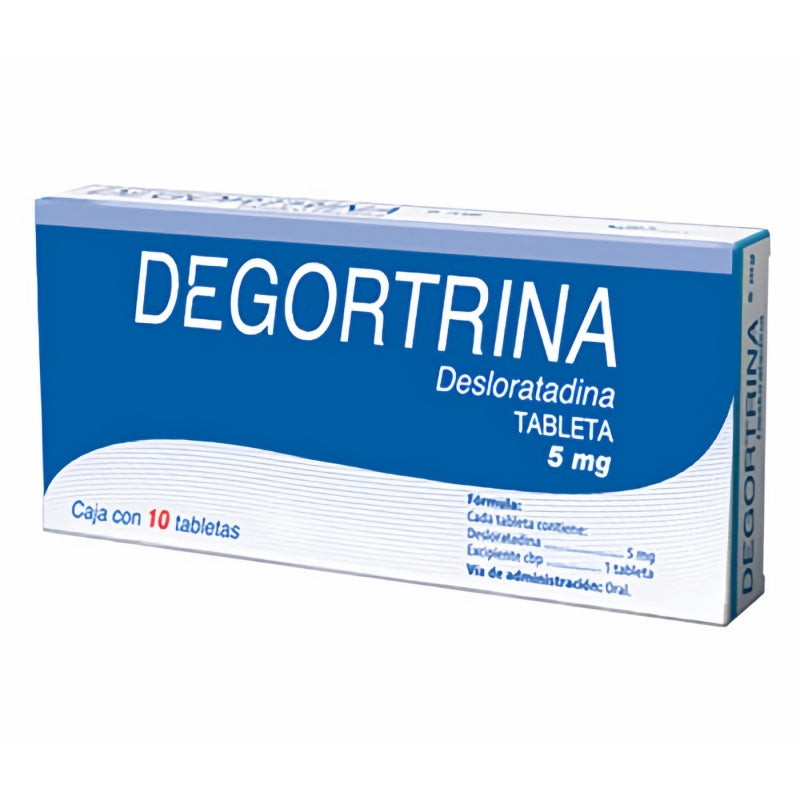 DEGORTRINA (DESLORATADINE) 5MG 10TABLETS