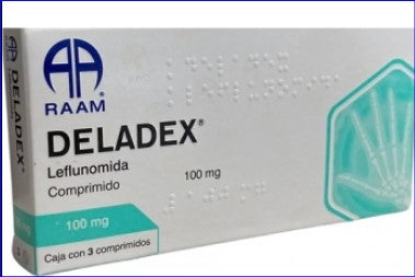 DELADEX (LEFLUNOMIDE) 100MG 3 TABLETS