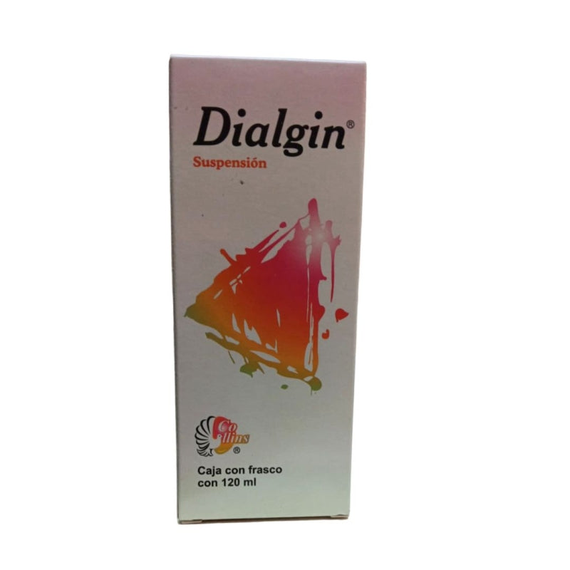 DIALGIN SUSP. Bottle 120 ML. 0.40-1.25-20-1-0.02 G/100 ML