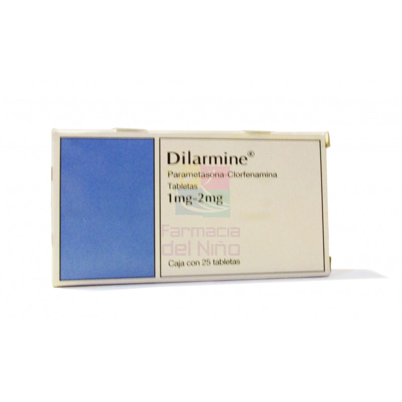 DILARMINE (PARAMETHASONE / CHLORPHENAMINE) 25 TABS