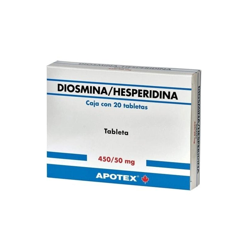 DIOSMIN/HESPERIDIN (DAFLON) 450MG/50MG 20 TABLETS (APOTEX)