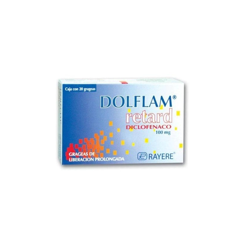 DOLFLAM RETARD (DICLOFENAC) 100MG 20 TABLETS