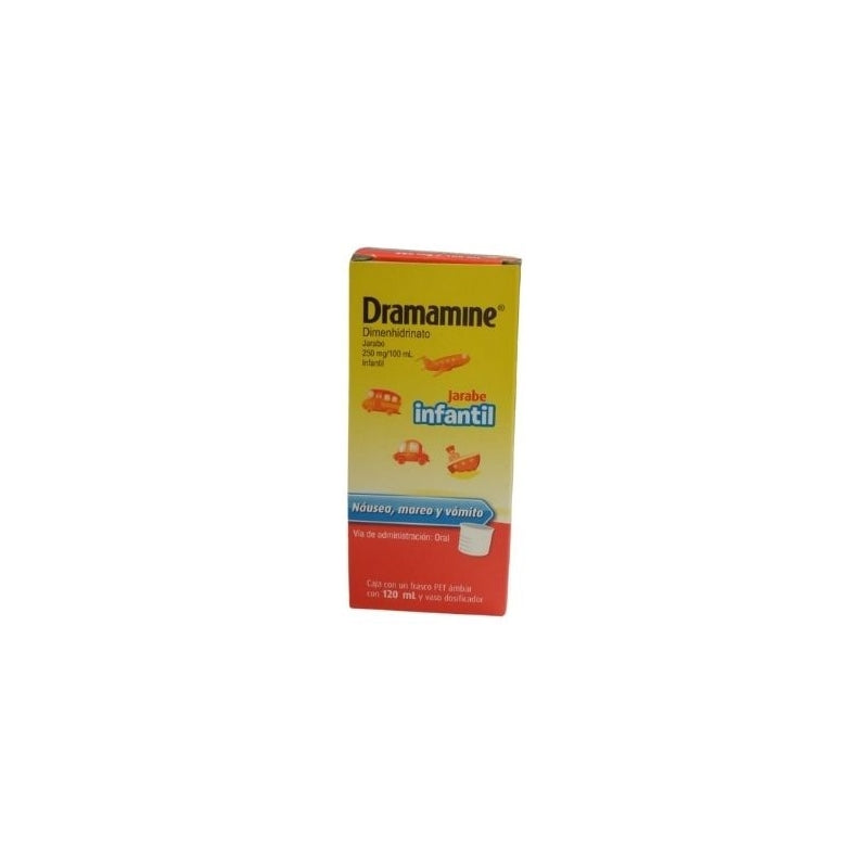 DRAMAMINE (DIMENHYDRINATE) 250MG 120ML