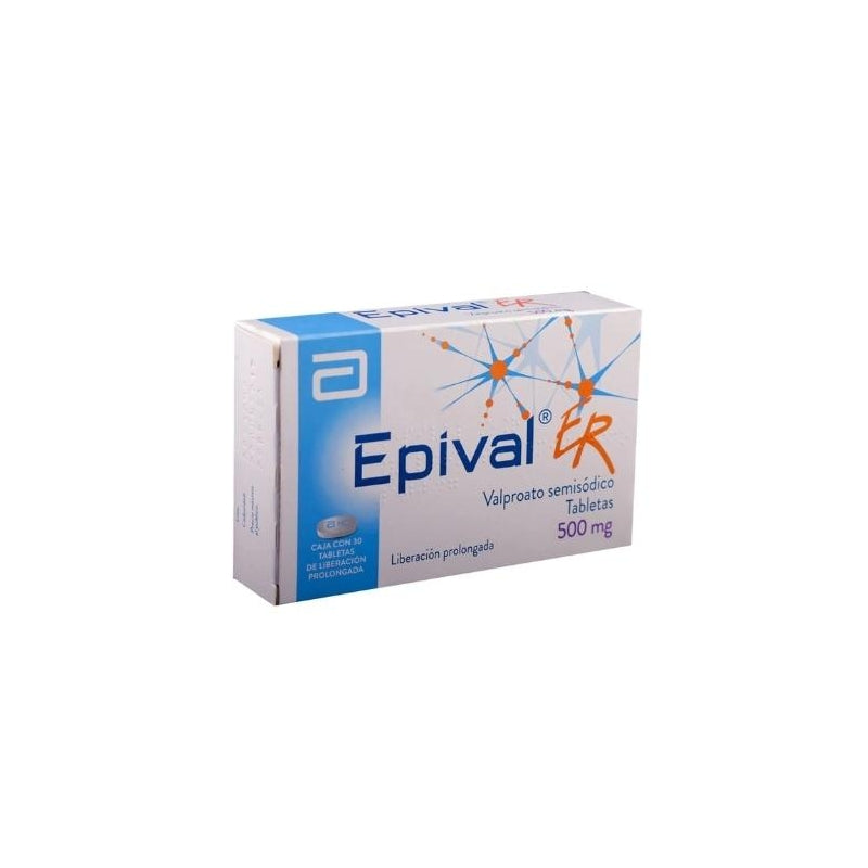 EPIVAL ER 500MG 30 TABLETS