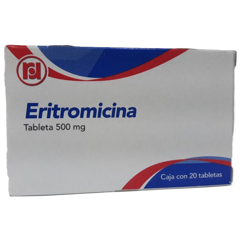 ERYTHROMYCIN (RANDALL) 500MG 20 TABLETS