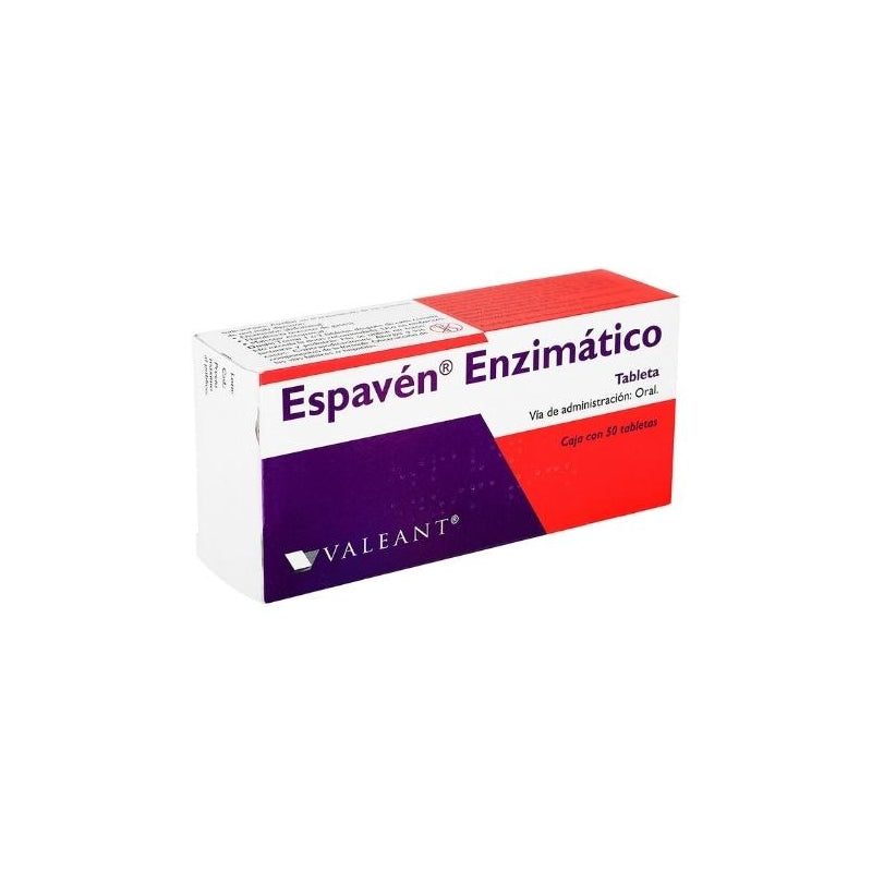 ESPAVEN ENZIMATICO 50 COATED TABLETS