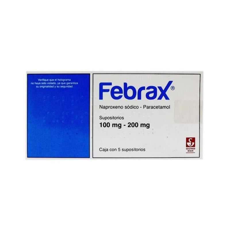 FEBRAX 5 SUPP 100MG