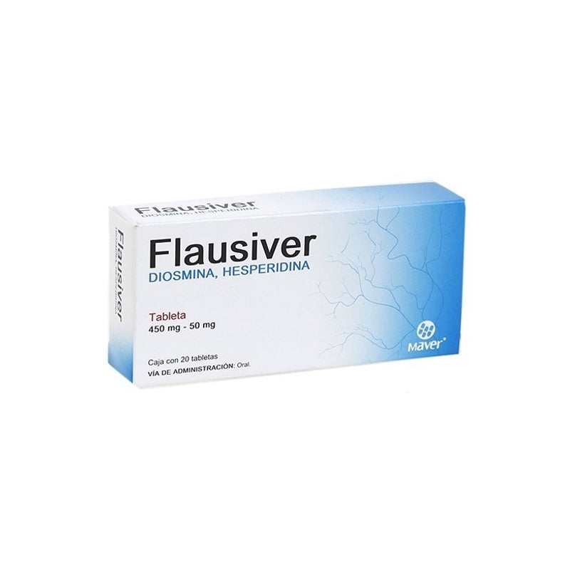 FLAUSIVER (DIOSMIN, HESPERIDIN) 450MG/50MG 20 TABLETS