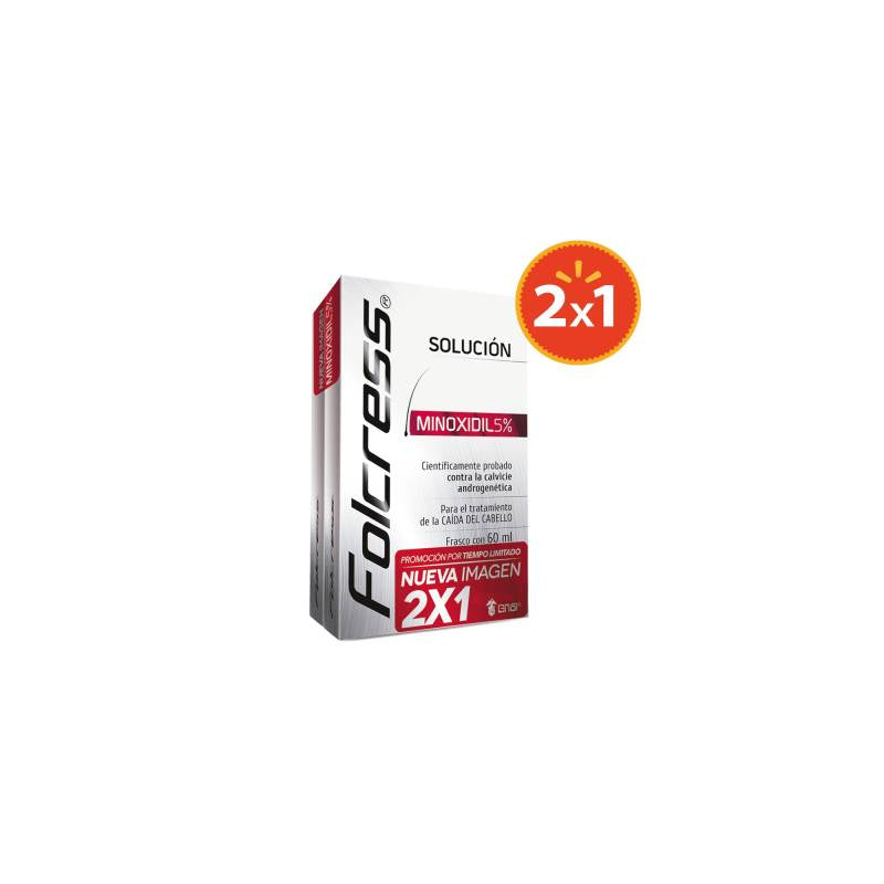 FOLCRESS 5% BTL 60 ML 2 X 1