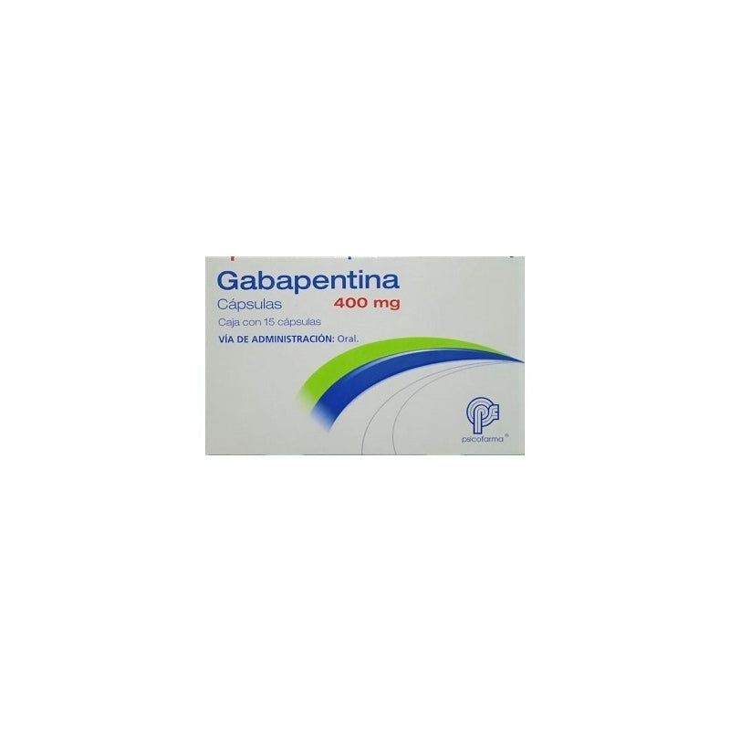 GABAPENTIN 15 CAPS 400MG.