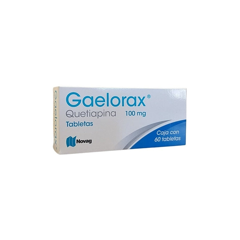 GAELORAX (QUETIAPINE) 100 MG 60 TABLETS