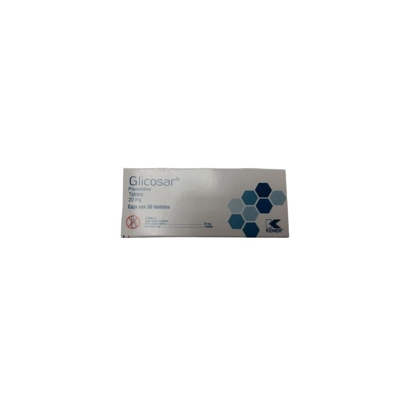 GLICOSAR (PRAVASTATIN) 20MG 30 TABLETS
