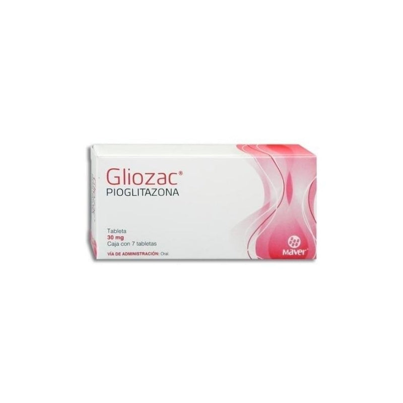 GLIOZAC (PIOGLITAZONE) 30MG 7 TABLETS