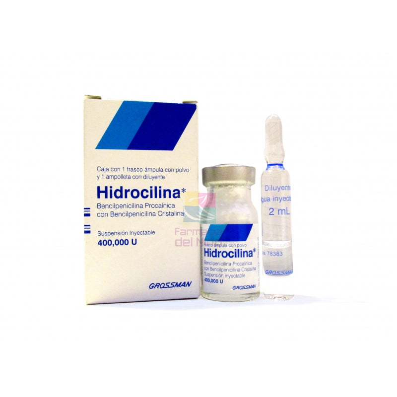 HYDROCILIN (PROCAINE PENICILLIN / CRYSTALLINE PENICILLIN) 400,000 I.U. VIAL