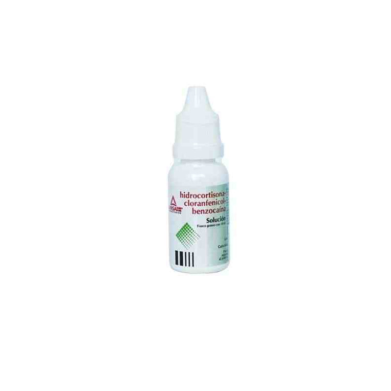 HYDROCORTISONE/CHLORAMPHENICOL/BENZOCAINE OTIC SOL. 10ML