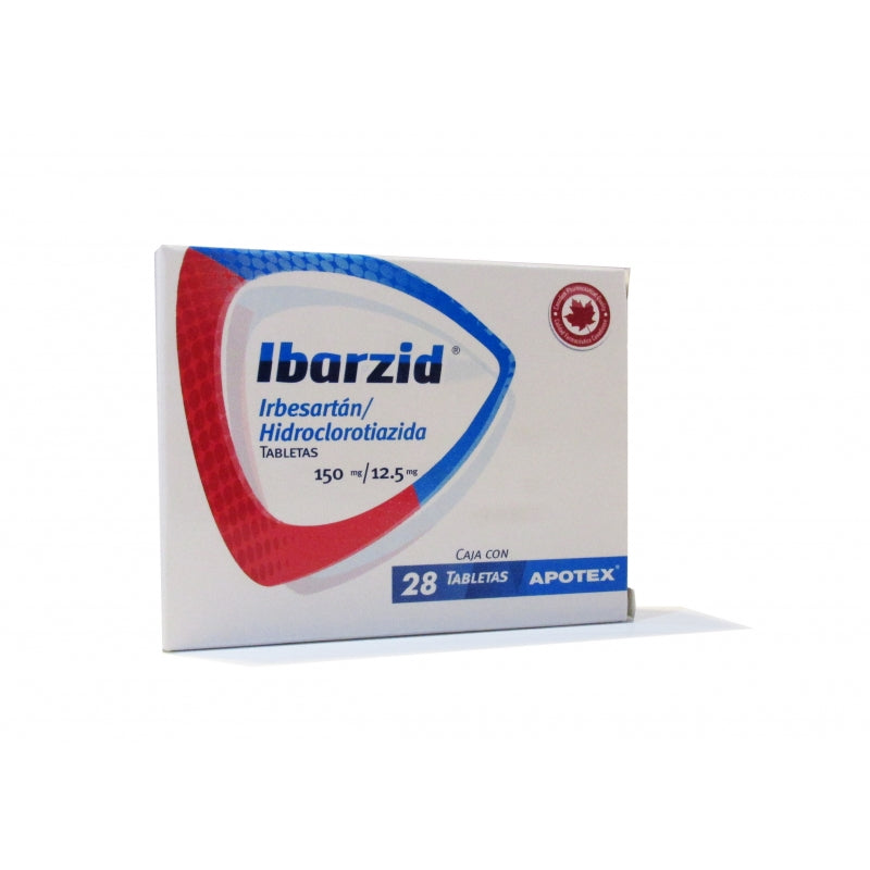 IBARZID C/28 TABS 150/12.5MG (IRBESARTAN / HYDROCHLOROTHIAZIDE)