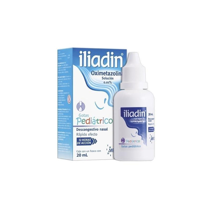 ILIADIN (OXYMETAZOLINE) 0.01% BOTTLE WITH 20ML