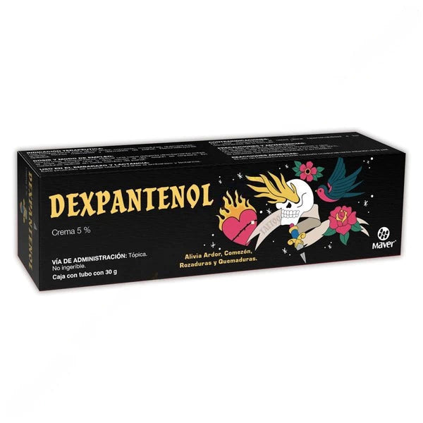 DEXPANTHENOL 5% TATTOO TOPICAL CREAM TUBE 30G