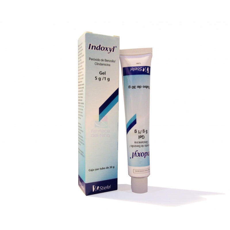 INDOXYL (BENZOYL PEROXIDE/CLINDAMYCIN) GEL 30GR
