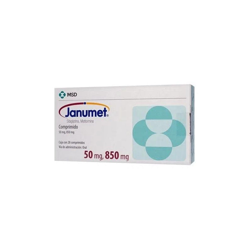 JANUMET (SITAGLIPTIN/METFORMIN) 28 TABLETS 50/850MG