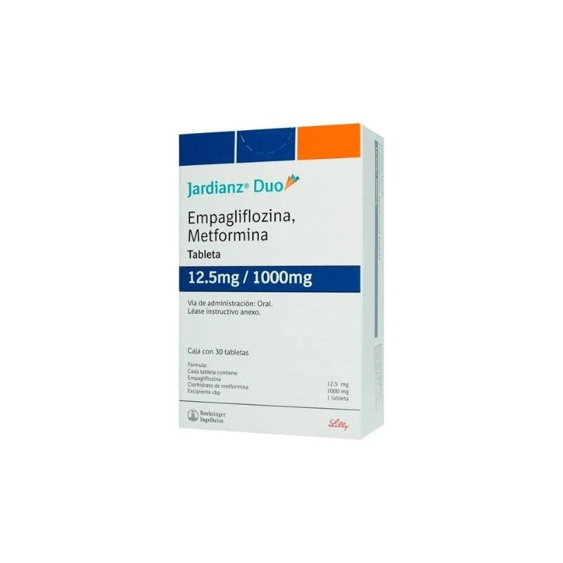 JARDIENCE DUO (EMPAGLIFLOZIN/METFORMIN) 12.5MG/1000MG