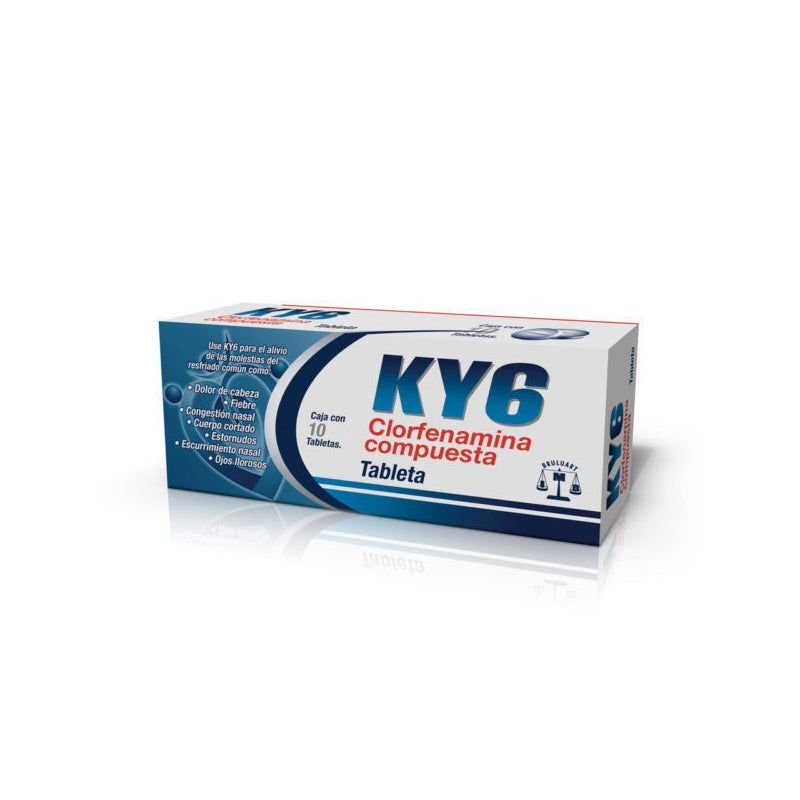 KY6 (CHLORPHENAMINE COMPOUND) 10 TABLETS