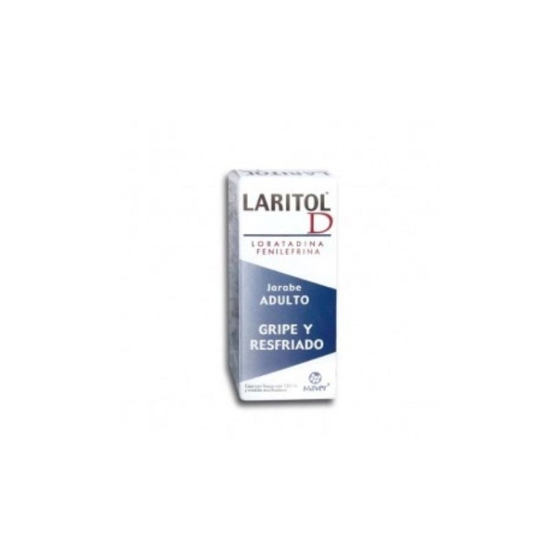 LARITOL-D SYRUP. Adult 120 ML. (Claritine D) 100/200 MG.