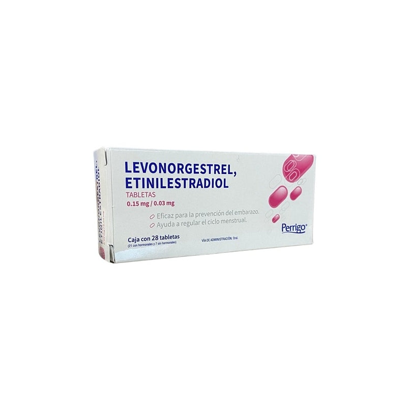 LEVONORGESTREL (ETINILESTRADIOL)  0.15MG/0.03MG 28 TABLETAS
