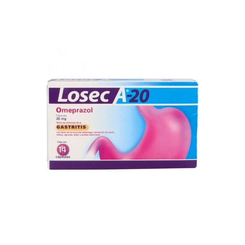 LOSECA (OMEPRAZOLE) 20MG 14 capsules