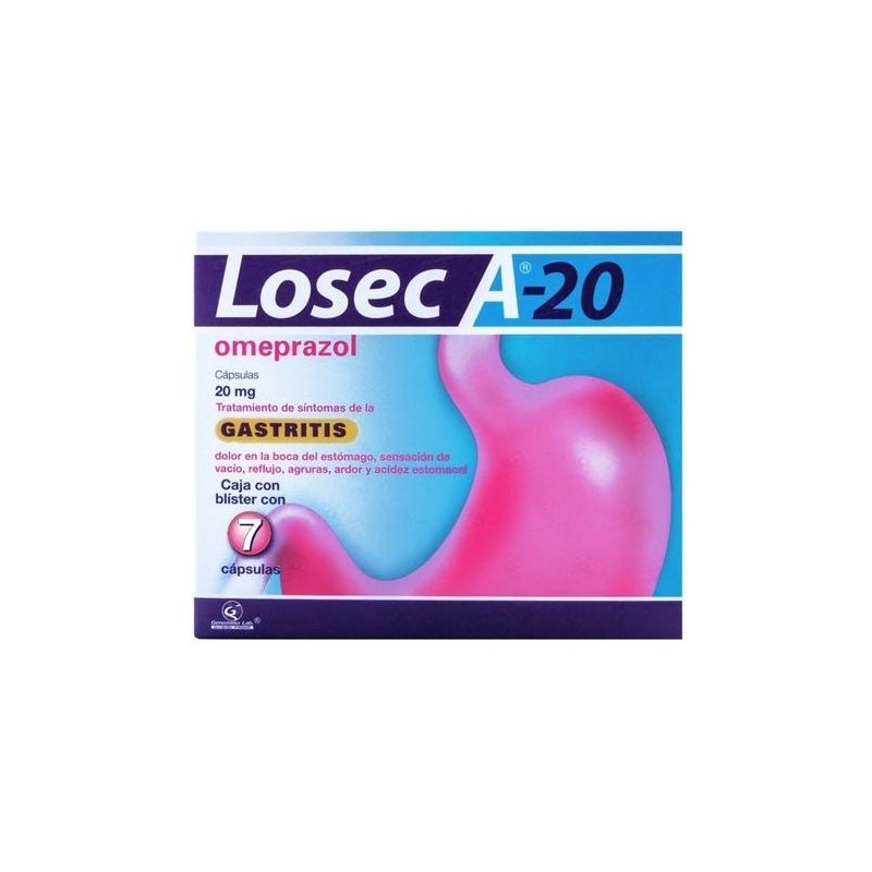LOSECA (OMEPRAZOLE) 20MG 7 capsules