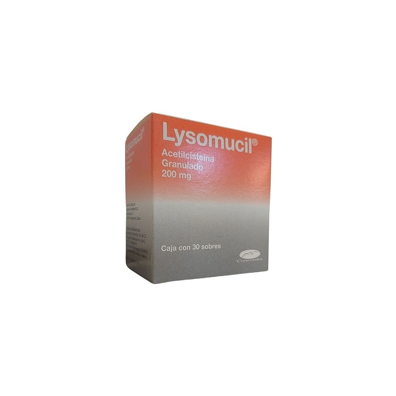 LYSOMUCIL (ACETYLCYSTEINE GRANULES) 200MG 30 SACHETS