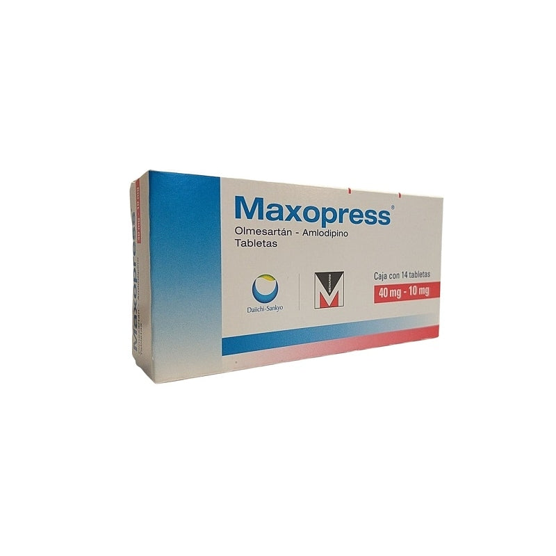 MAXOPRESS (OLMESARTAN-AMLODIPINE) 40MG-10MG 14 TABLETS