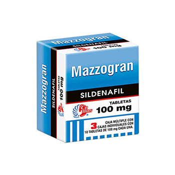 MAZZOGRAN (SILDENAFIL) 10 TABS. 100 MG. 3 PACKS