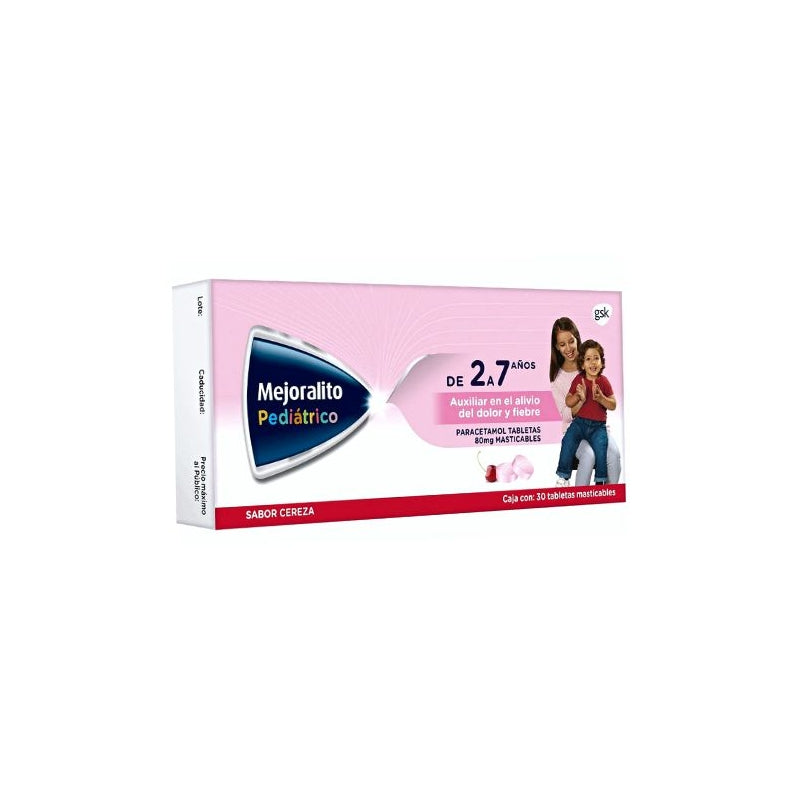 MEJORALITO PEDIATRIC PARACETAMOL 80MG