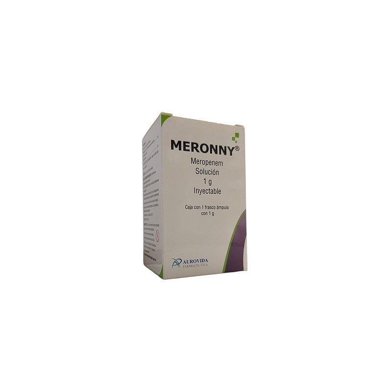 MERONNY (MEROPENEM) 1G INJECTABLE SOLUTION