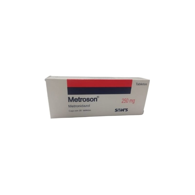 METROSON (METRONIDAZOLE) 250MG 20 TABLETS
