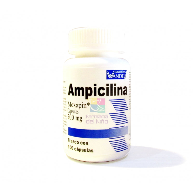 MEXAPIN (Ampicillin) 500MG 100 CAPSULES