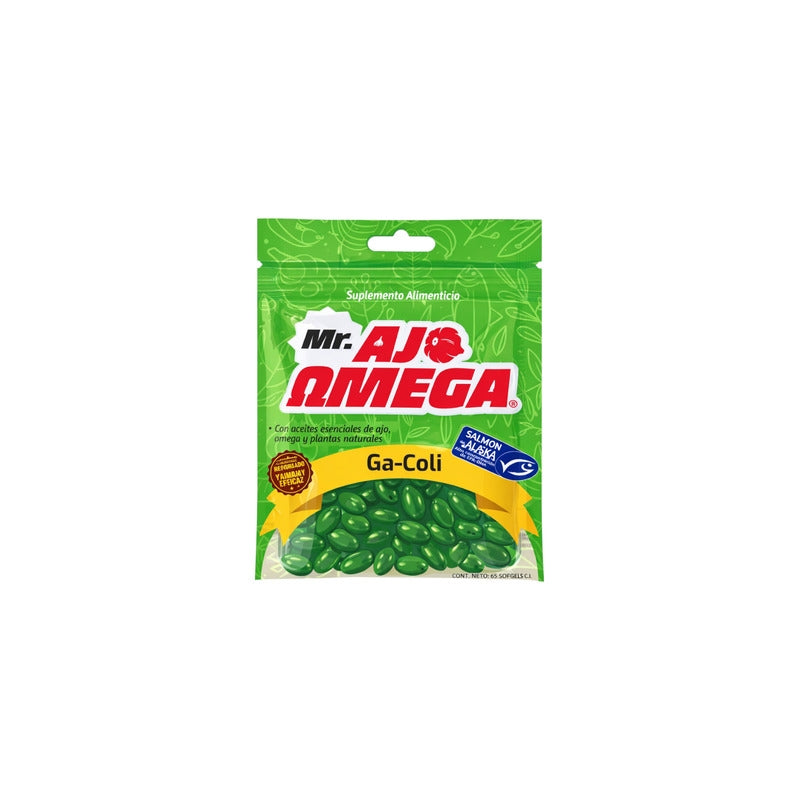 MR. AJO OMEGA GA-COLI 60 CAPSULAS