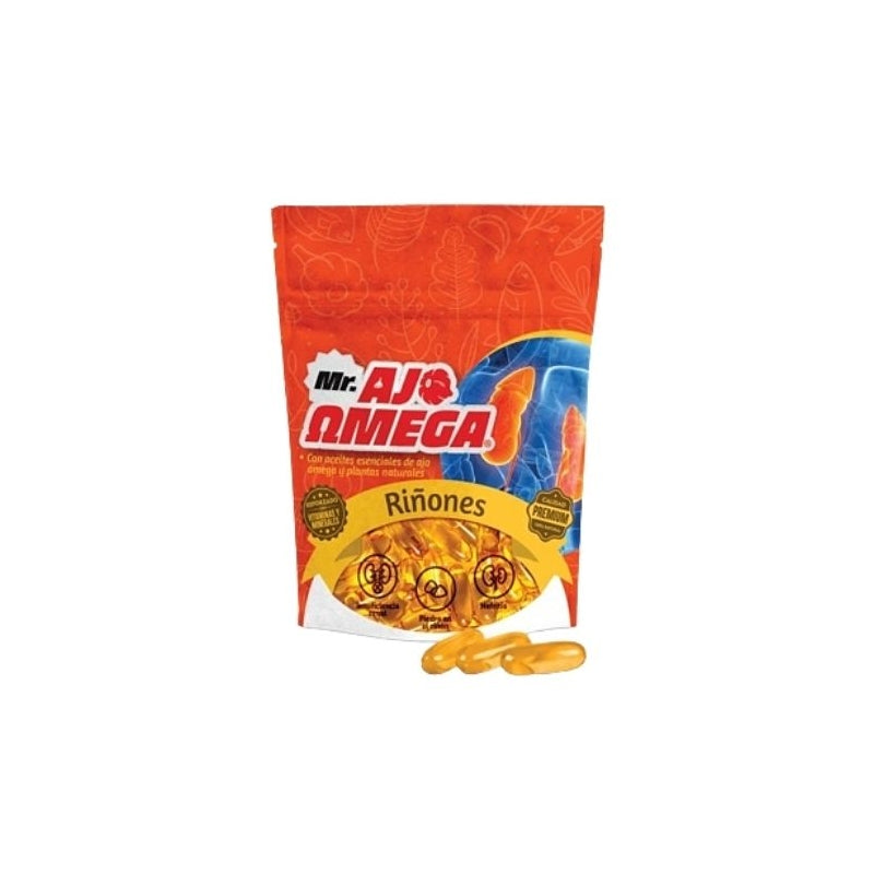 GARLIC OMEGA KIDNEYS 60 CAPS 650MG